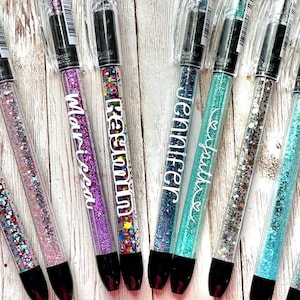 RSVP Ballpoint Glitter Pen, Pen With Clip