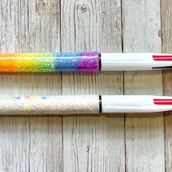 Multicolor Pen, 4 in 1 Pen, Ballpoint Pen, Glitter Pen, Epoxy Pen, Custom Glitter Pens, Personalized Pen, Sparkly Pen, Gift For Her,