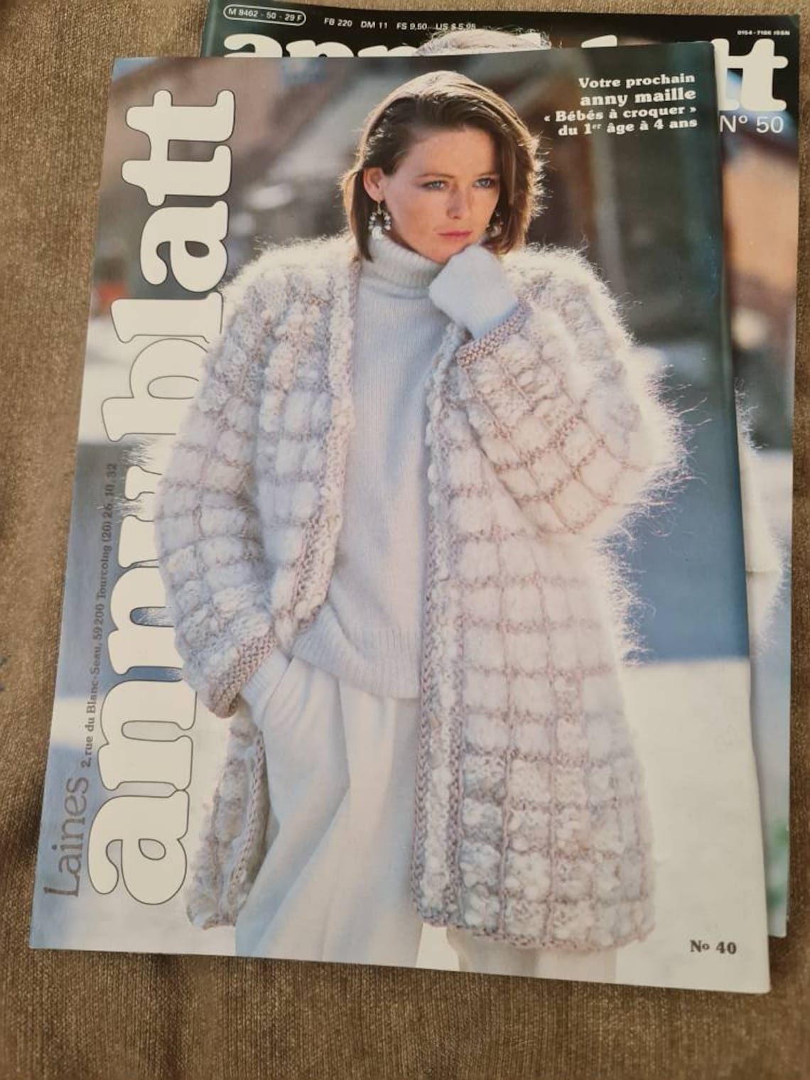 Vintage 80s Anny Blatt Plein Hiver Des Laines Knitting Pattern Etsy UK