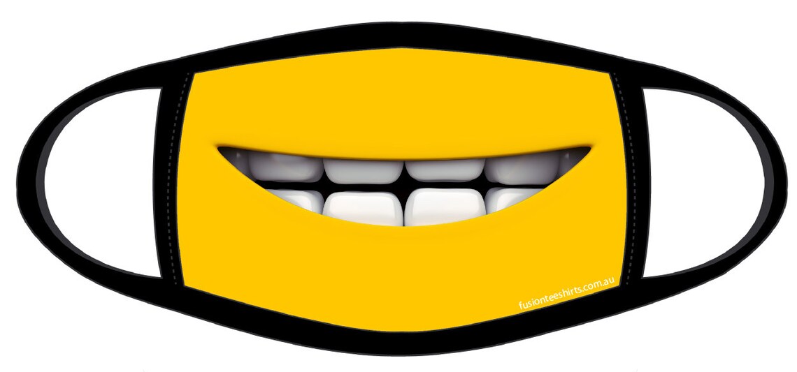 Custom Printed Face Masks Cartoon 1 Etsy