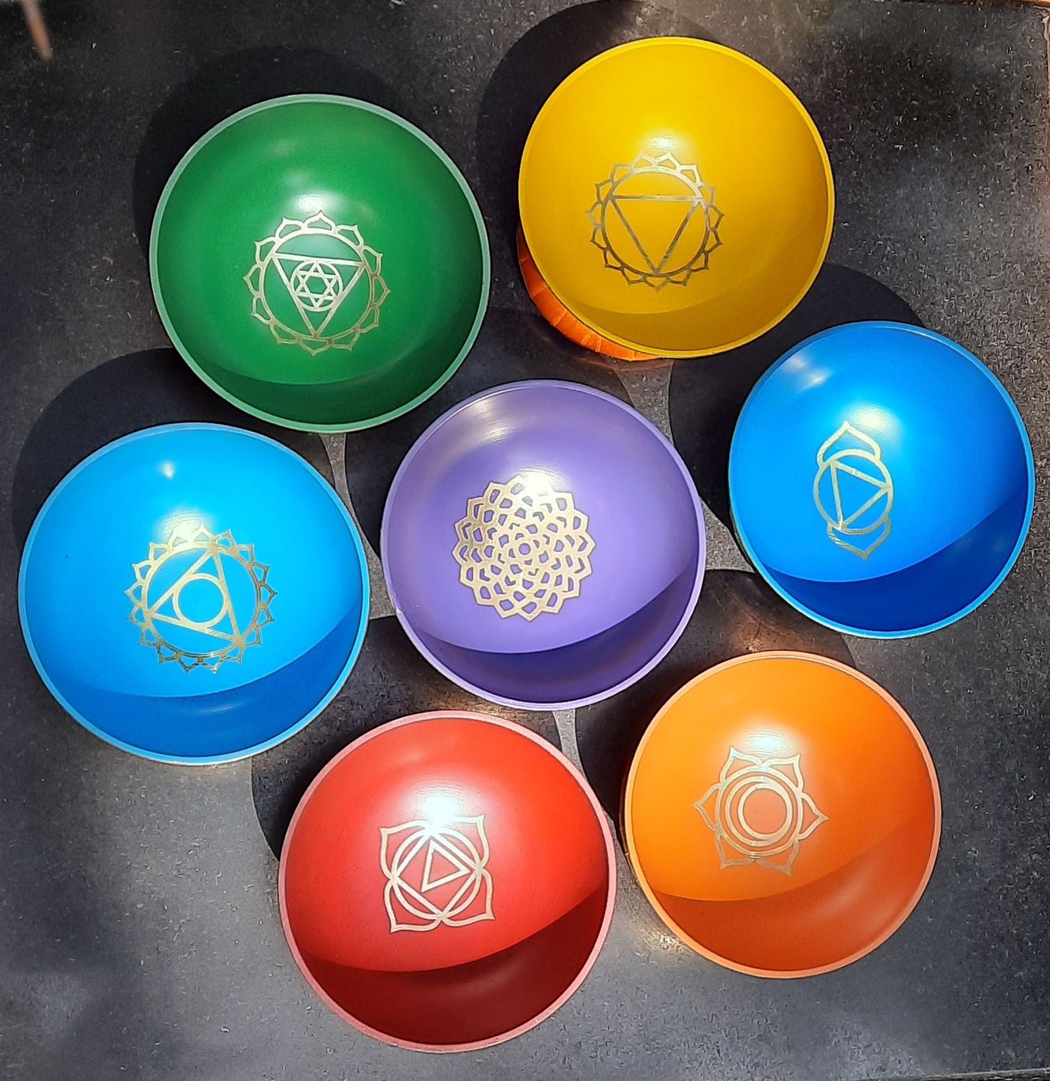 Root Chakra Singing Bowl Set in Box Meditation Yoga Reiki Etsy