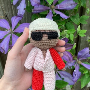 Crochet pattern / Musician / Sunglasses & Suit / Music / Amigurumi Pattern / PDF pattern / English