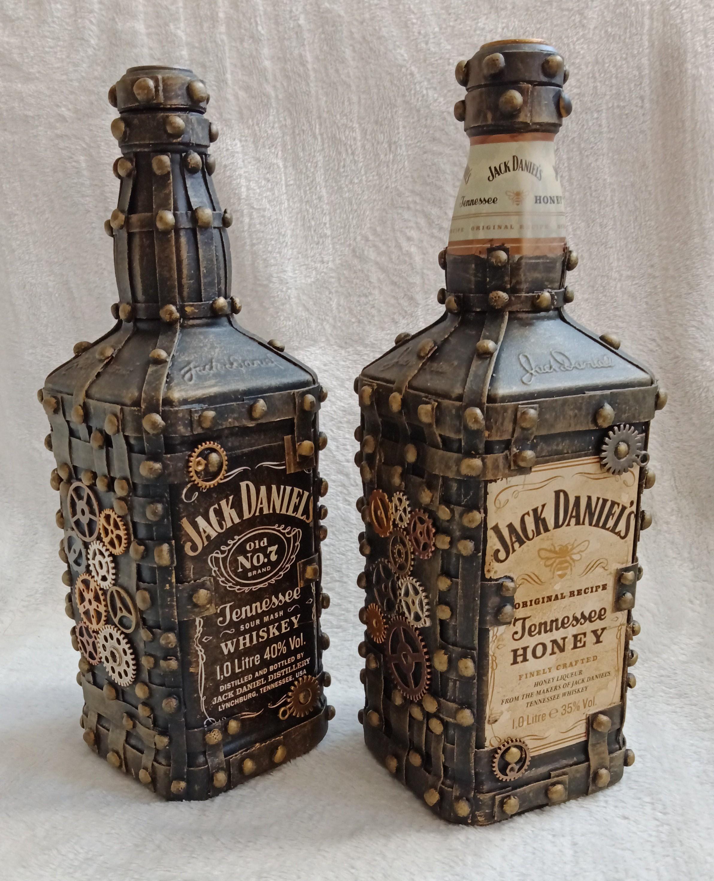 Jack Daniel's アンティーク樽 Jack Daniels Steampunk Bottle 1L Antique Brass / Gold / Vintage