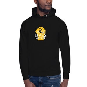 BLM Hoodie, Black Lives Matter, Sweatshirt, George Floyd, Graphic Hoodie Sweatshirt