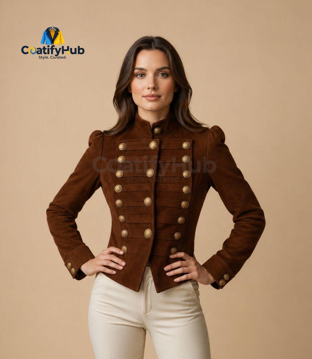 Hussar Style Military Jacket – Braided Detail, Vintage Inspired Coat - Etsy