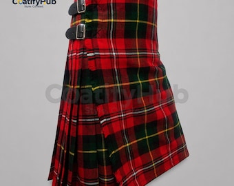 Scottish Handmade Traditional Tartan Kilt. 40+ Color.