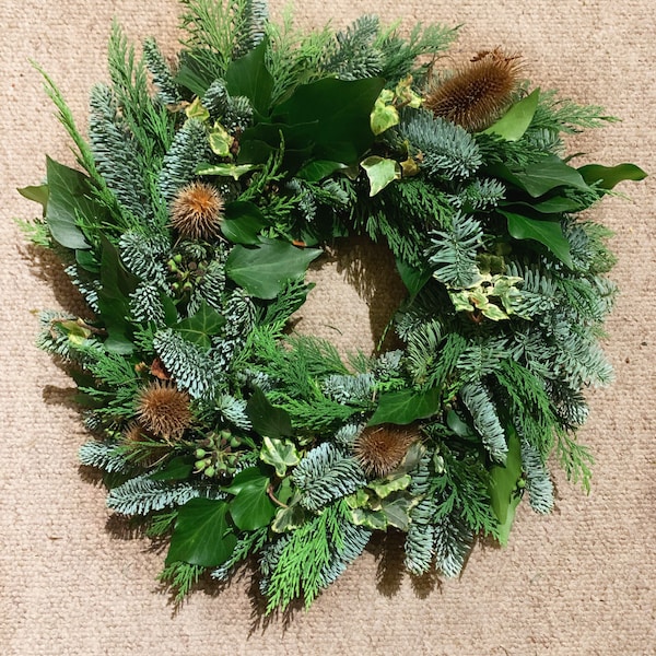 Christmas Wreath Etsy UK