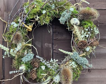 Dried Wreath - Easter Wreath - Natural materials