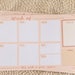 Weekly Planner Notepad | A5 Notepad, Weekly Schedule, To Do List Planner, Productivity Planner, List Pad, Weekly Agenda