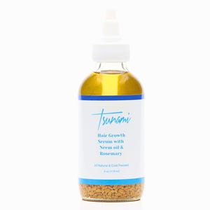Men’s Hair Growth Oil – Neem, Rosemary and Fenugreek, Deep Moisture for, Coily and Curly Hair, Plant-Based Hair Care help fights dry scalp