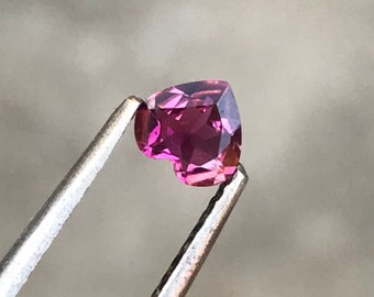 Pink Tourmaline Heart Cut 5mm 0.45 Ct Natural October Birthstone Gemstone for Jewellery