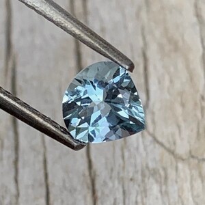 Natural Aquamarine Heart: 0.75 Carat, Eye Clean, March Birthstone
