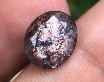 Natural Bloodshot Iolite Deep Blue Oval 12.5mm 3.85Ct September Birthstone For Jewelry