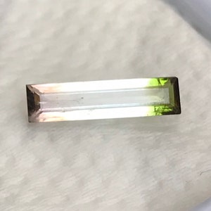 Natural Bio Tourmaline - 13.5 MM Tourmaline Baguette - 1.30 Carat - October Birthstone - Tourmaline - Tourmaline For Jewellery.