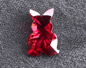 Red Garnet Rabbit Cut 9.5mm – Natural 2.70 Carat January Birthstone for Jewelry