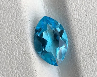 Natural Swiss Blue Topaz Blue Marquise 10.5mm 2.40Ct December Jewelry Gemstone