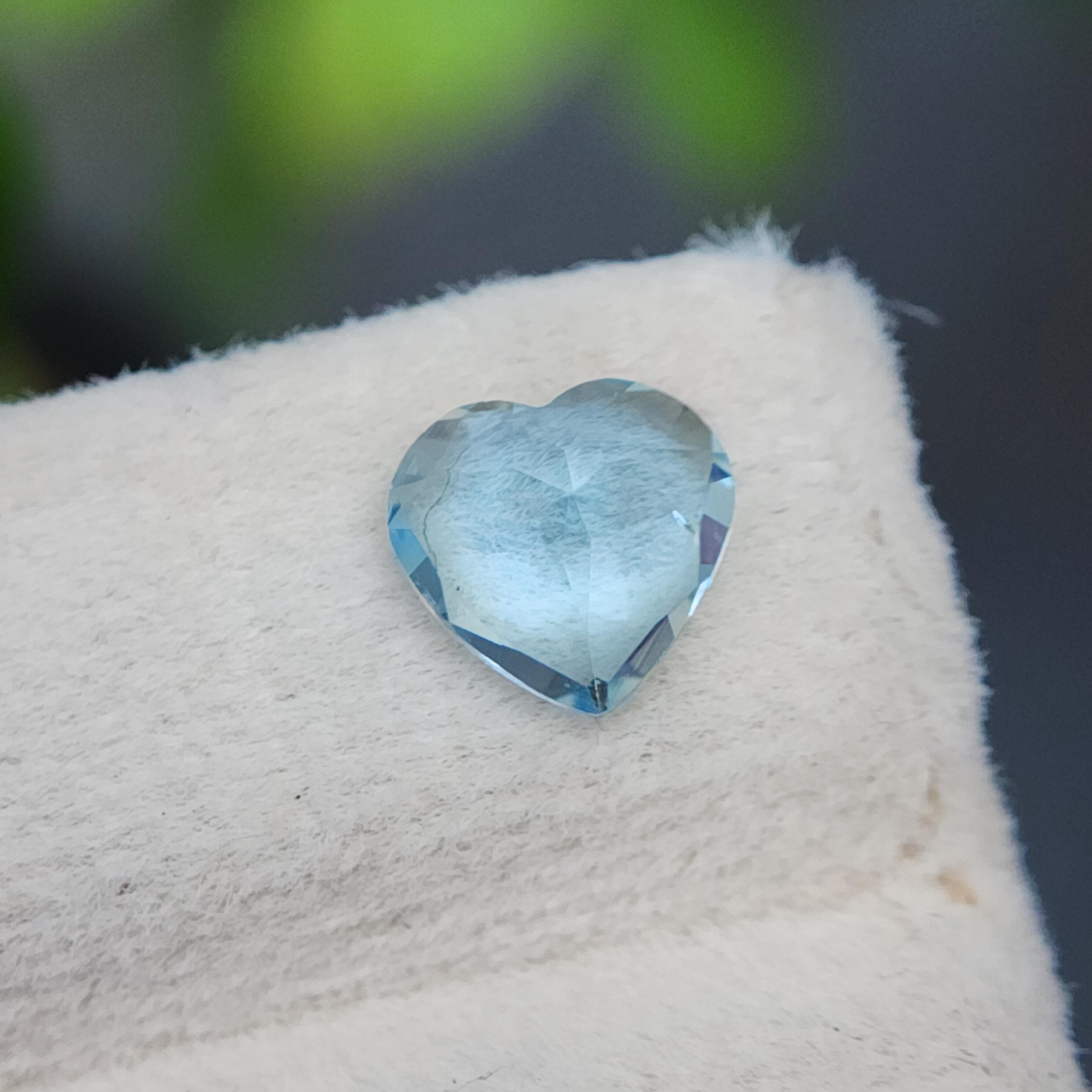 Natural Aquamarine Aqua Blue Heart 7mm 0.80ct March Birthstone for 