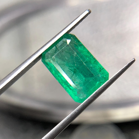 Natural Zambian Emerald 11 Mm Emerald Octagon May Birthstone