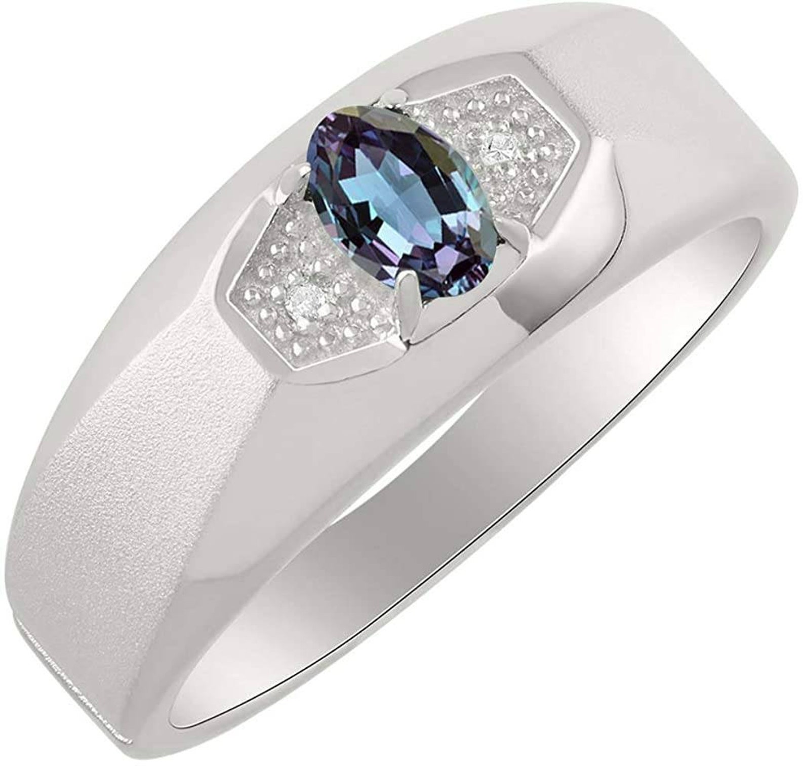 Alexandrite Ring Alexandrite Men's Ring Alexandrite Etsy