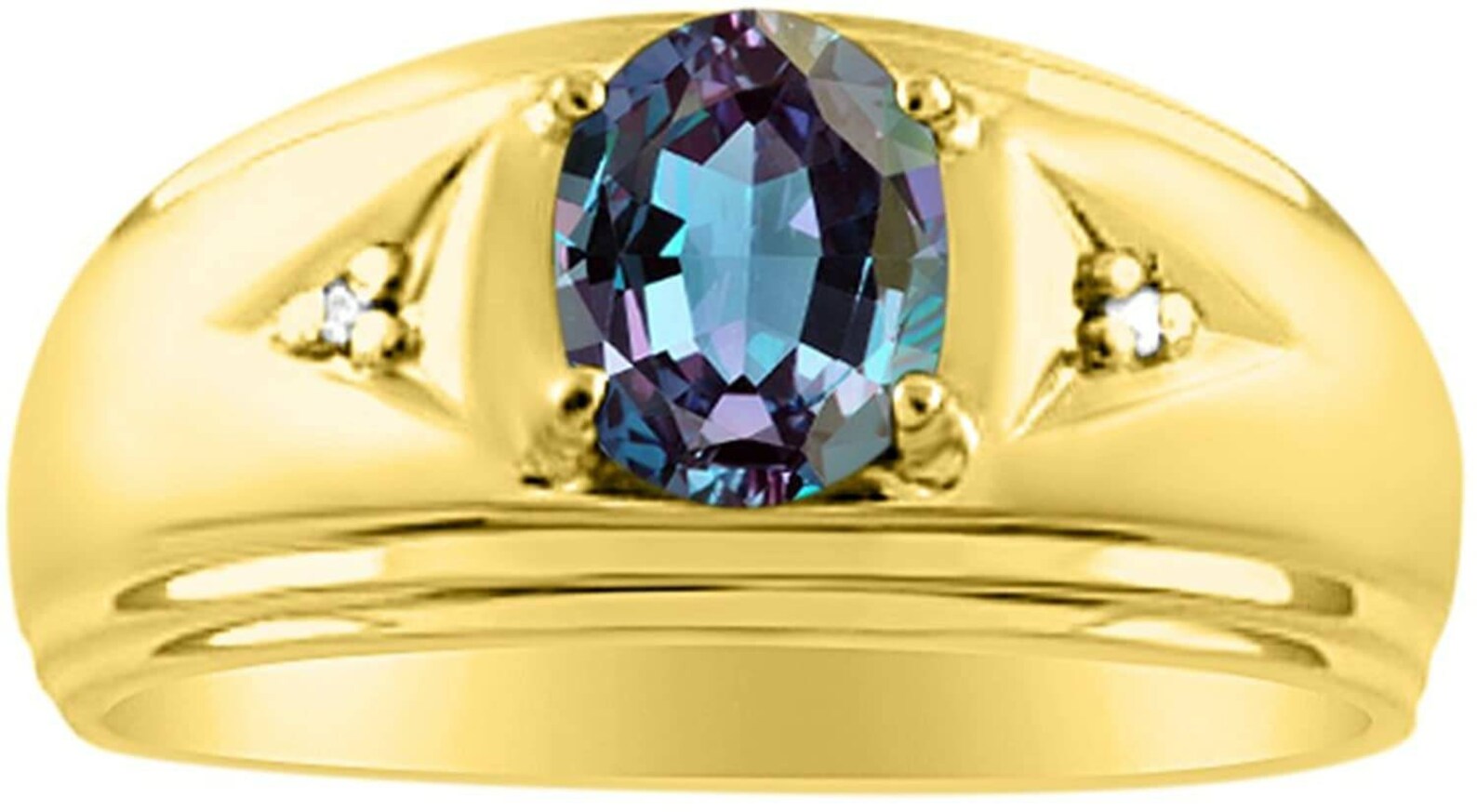 Alexandrite Ring Alexandrite Men's Ring Alexandrite Etsy