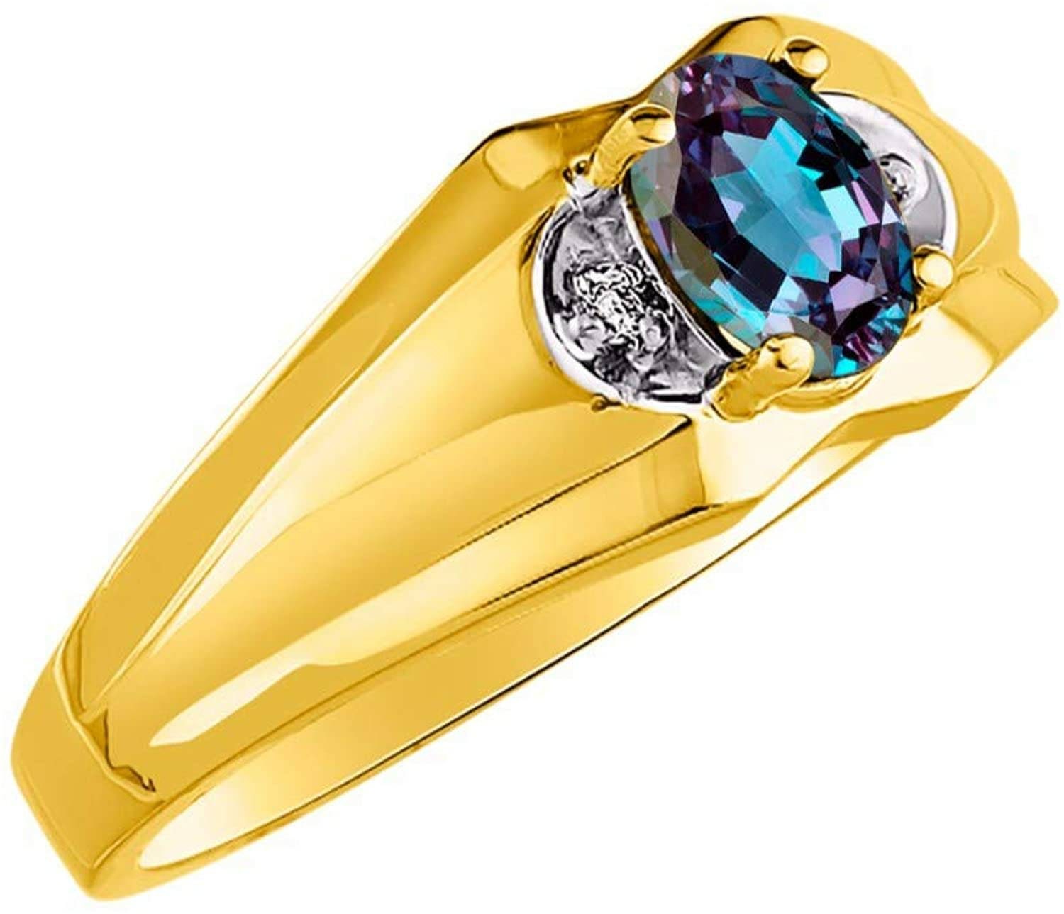 Alexandrite Ring Alexandrite Men's Ring Alexandrite Etsy