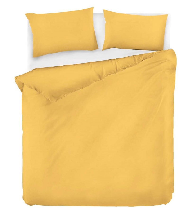 Yellow Full Double Twin Cotton Bedding Set / Yellow Full Etsy