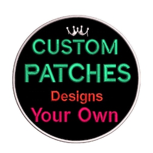 Custom Patches, Custom Embroidered Patches, Creative Embroidery Patch, Iron  on Patches, Embroidery Logo Patch, Embroidered Patches Bikers 