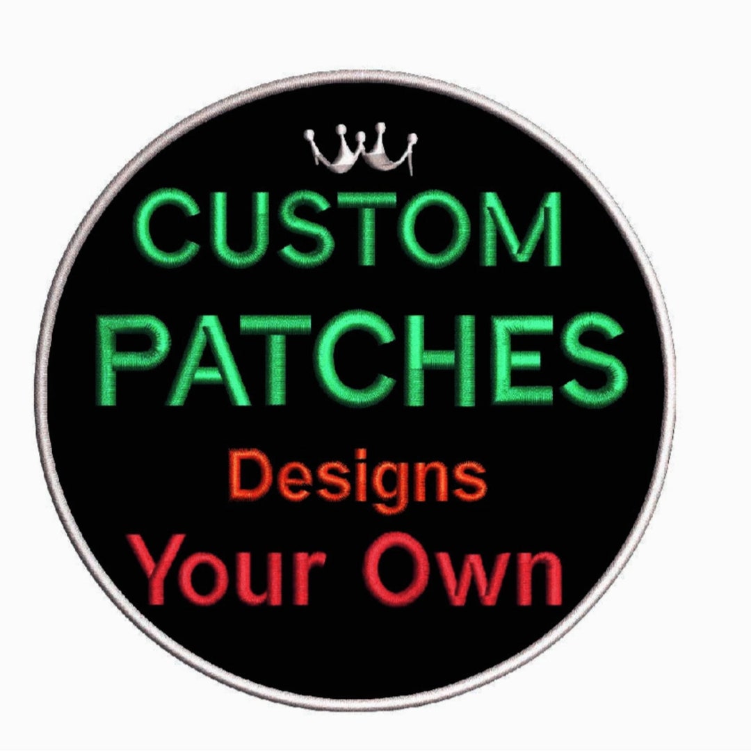 Personalized Logo Embroidered Patches, Custom Iron Iraq