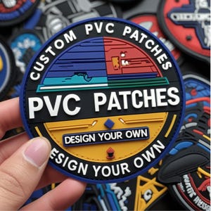 Custom PVC Patches | Personalized PVC Badges | Customizable Morale Patches | Embroidered PVC Patches | Custom Design Pvc Patches  | Pvc  |