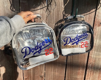 MLB La Dodgers Stadium Crossbody Bag with Pouch