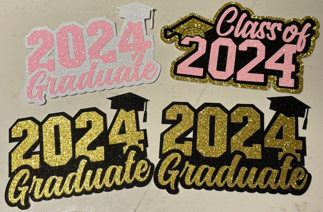 Graduation Topper Grad Topper , Grad Themed Flower Toppers , Graduate ...