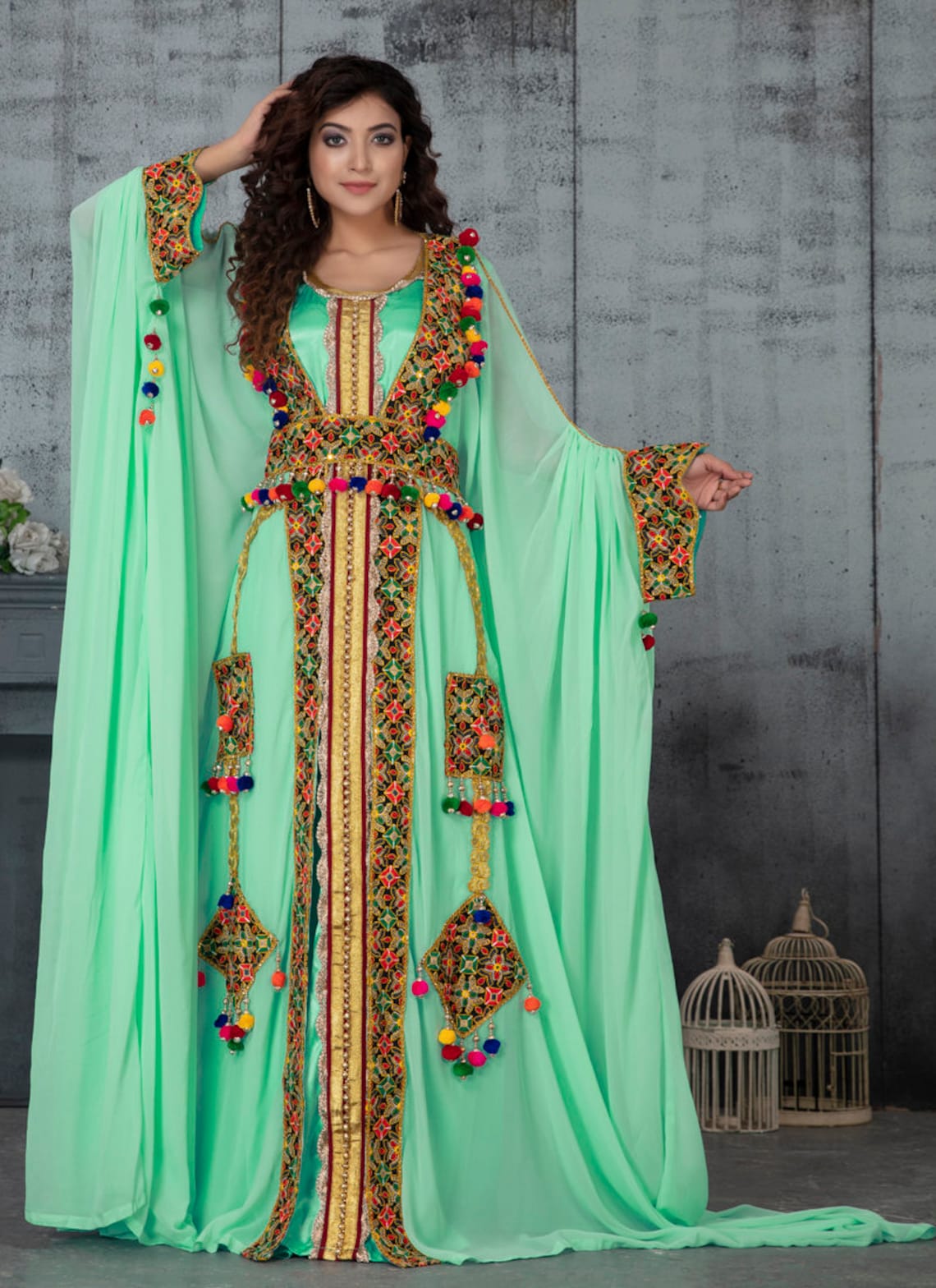 kaftan pattern gown