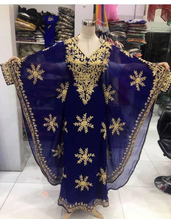 blue caftan