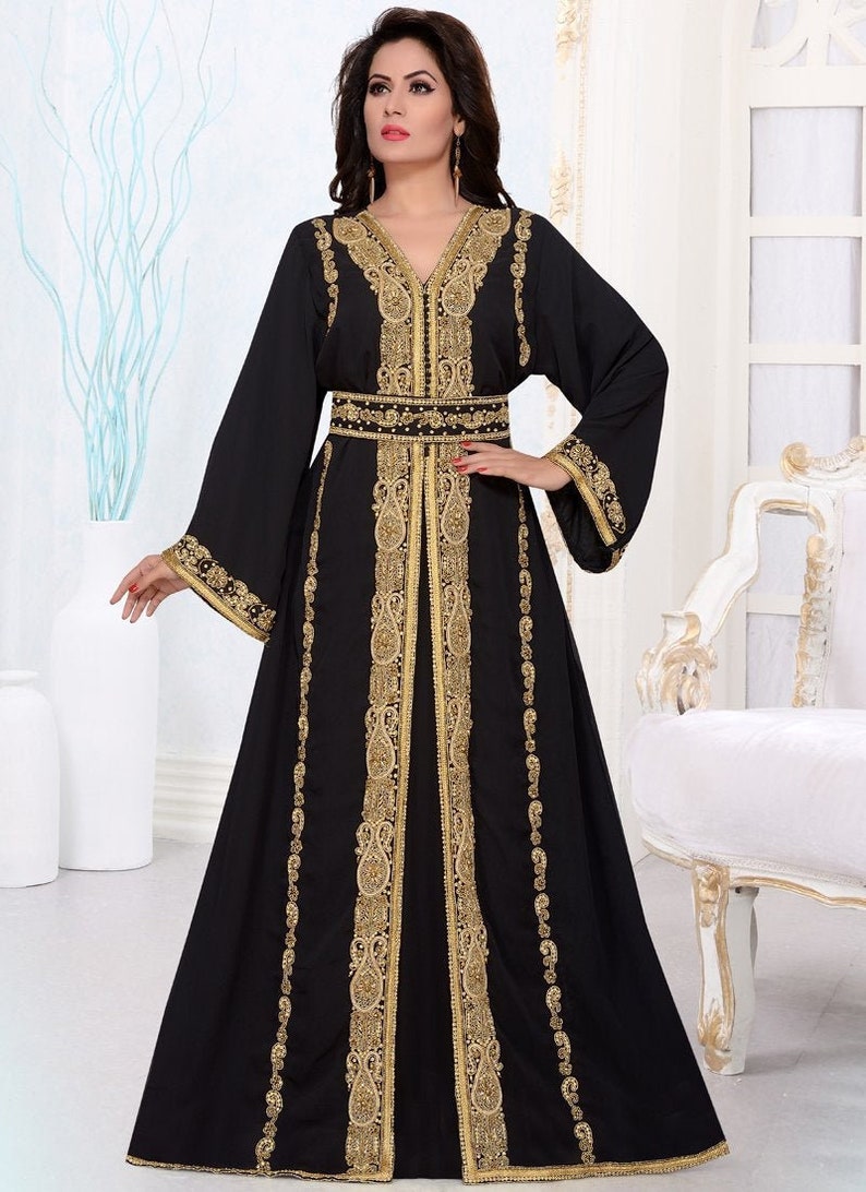Hoogwaardige sublieme kaftan dames, om te dragen als vrouwen abaya, of