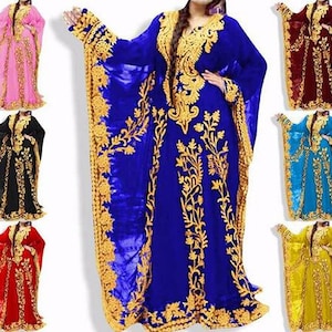 Women Free Size Kaftan All Color Dress Maxi Party Moroccan Farasha Caftan dubai style caftan abaya wedding morccon kaftan spring kaftan