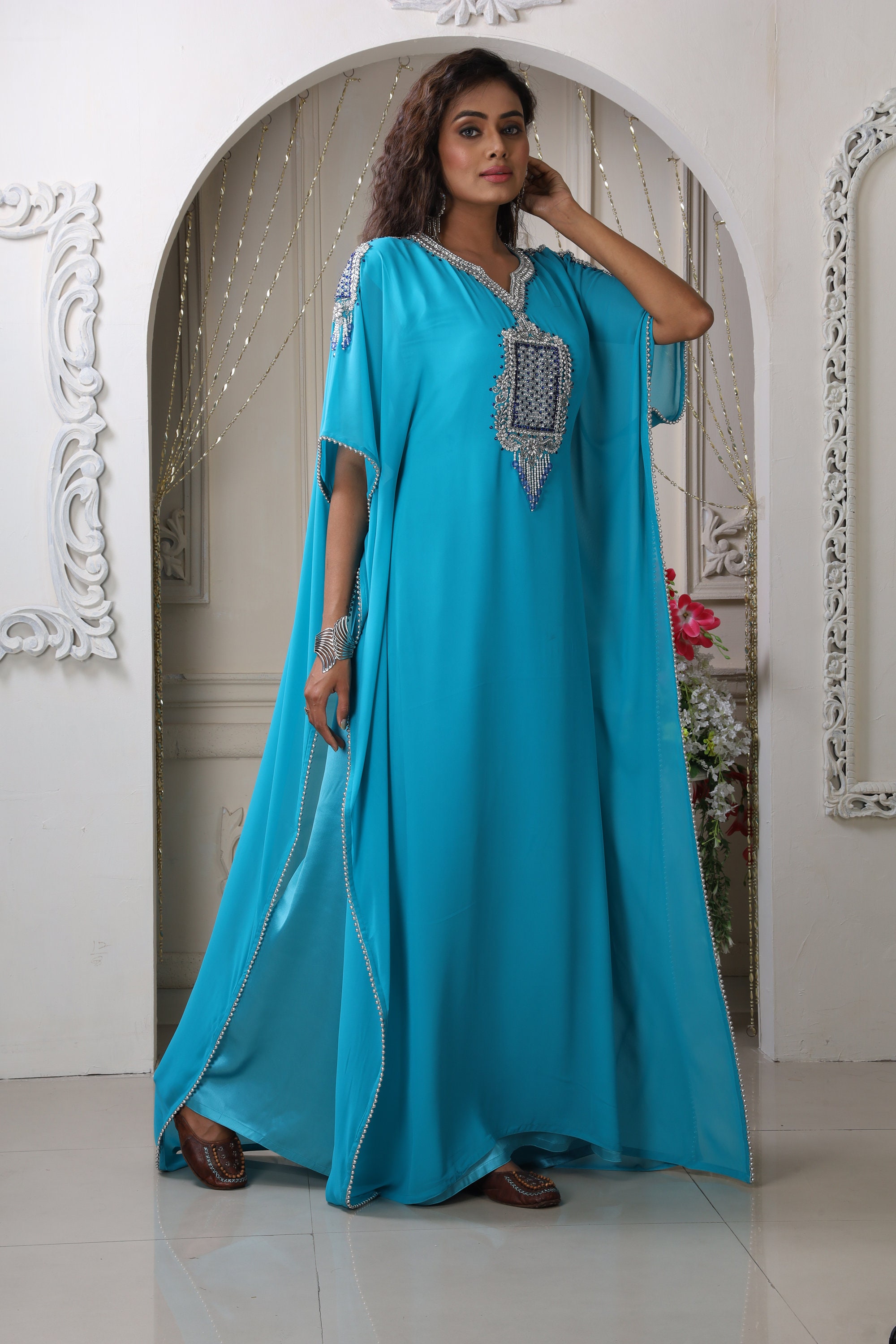 mana0313◾️CRISTSEYA WOOL CAFTAN Cristaseya Caftan Light Cotton Striped Black and Noisette – Neighbour