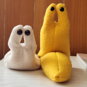 Garden Slugs- microwavable sensory plushies *disability friendly