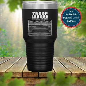 Troop Leader - Vaso aislado de 30 oz y 20 oz