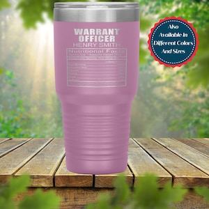 Warrant Officer - 30oz & 20oz  Insulated Tumbler