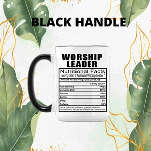 Worship Leader Coffee Tea Mug l Gift Mug for Men and Women l A Personalized Custom Name Coffee Mug image 6