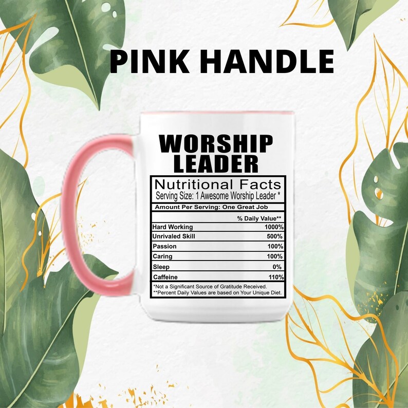 Worship Leader Coffee Tea Mug l Gift Mug for Men and Women l A Personalized Custom Name Coffee Mug image 7