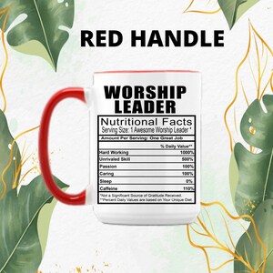 Worship Leader Coffee Tea Mug l Gift Mug for Men and Women l A Personalized Custom Name Coffee Mug image 8