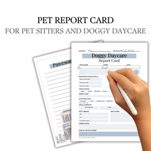 Why You'll Love This Printable Planner:
Professionally designed to give your pet care business instant credibility
Protects both you and the pet owner with clear daily feedback
Perfect for dog grooming appointments, daycare visits, boarding stays and pet sitting
A thoughtful dog lover gift or pet lover's gift for anyone working with animals
Easy-to-use digital template.  Just fill in and print it!
Makes a wonderful tool for dog training progress tracking, too