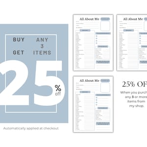 BUY 3 OR MORE ITEMS AND GET 25% OFF AUTOMATICALLY AT CHECKOUT