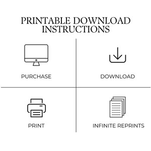 Printable Download Instrustions