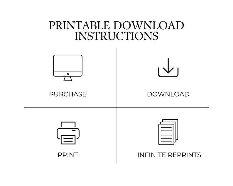 Printable Download Instrustions