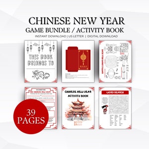 Celebrate Chinese New Year with Fun Games & Activities - Red Envelopes Included!  Creating Memorable Moments For the Year of the Dragon 2024