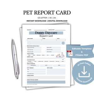Pet Report Card