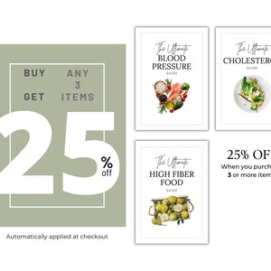 Buy any 3 items and get 25% off.  Automatically applied at checkout