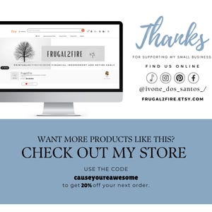 Thank you for supporting my small business.